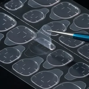 Double Side Adhesive Tape Glue Sticker False Nail Glue for Fake Nails Tips Clear Jelly Gel Pad Press on Nails Manicure