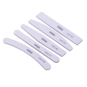 Double Sided 100 180 Grit Nail Files Emery Board Manicure Pedicure Tool Nail Buffering Files
