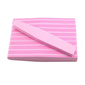 Double Sided Emery and EVA Material Diamond Shape Pink Nail File and Buffer Set