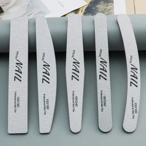 Double Sided Frosted Polishing Nail File Buffer Gray Sand File Manicure Tool Rubbing Strip Sand Strip for Nail Care