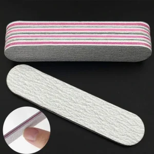 Double-Sided Mini Nail File Sponge Polishing Strip with Coarse Fine Sand Disposable Manicure Tool for Manicure Nail Art