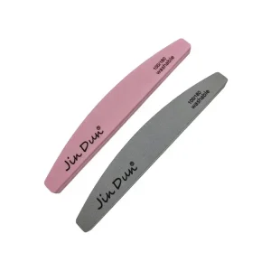 Double Sided Nail File 180 150 80 100 Grit Printed Private Label Sanding Buffer Sponge Buffer Nail Double Side Buffer Nail