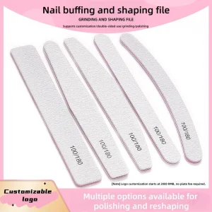 Double Sided Nail File Professional Washable Sandpaper Nail Buffer Block Durable Manicure Tool Nail Art Salon Home Use Sanding