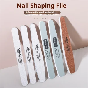 Double Sided Sponge Nail File & Sanding Strip Eco Friendly Luxury Nail Polishing Tools with Grit 80