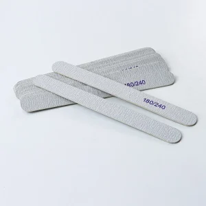 Double Sided Wooden File Professional Nail Files Strong Sandpaper Sanding Nail Polishing Tool Manicure Nail Buffer