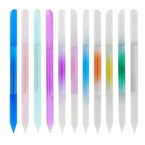 Double headed Nano glass Nail File Peeling Finger Joint Cleaning Nail File Polishing Bar Grinding Nail Crystal Bar 1 Pack NAD073
