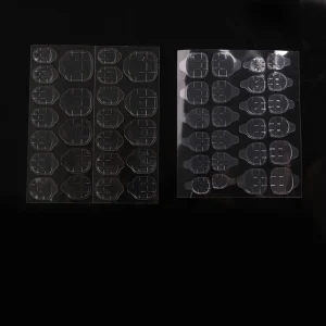 Double side Nail Adhesive Tabs Stickers False Nail Tips Jelly Gel Glue Stickers Sticker Waterproof on Plastic 100