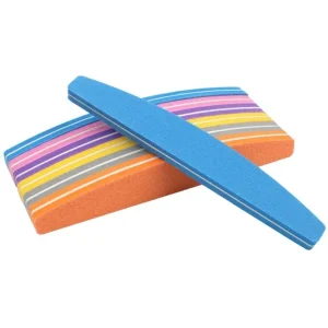 Double sided Nail File Blocks Colorful Sponge Nail Polish Buffing Sanding Buffer Strips Polishing Pedicure Manicure Tools