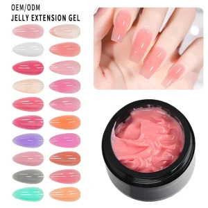Drop Shipping Cover Jelly Nail Extension Gel 60 Colors Soak Off Gel for Nails Art