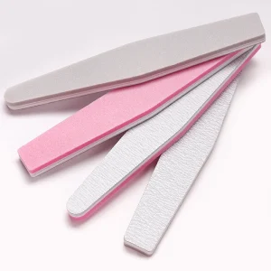 Dual Grit Nail File Sponge Coarse Fine 2 Sided Buffing Block for Natural Nails & Gel Polish Professional Manicure Tool