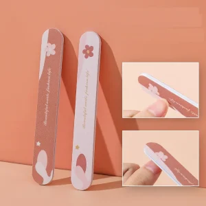Dual-Sided Nail File – 2-in-1 Grit Buffer & Polisher for Shaping and Shining, Professional Manicure Tools 2-Pack