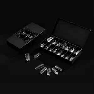 EU Trend Natural Round XX Long Soft Gel Nail Tips 600PCS 14Sizes False Nails OEM Private Label Fast Delivery