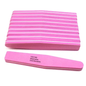 EVA Sponge Nail Buffer Block Professional Washable Double Sided 180 180 Sanding Nails File for Manicure Tools