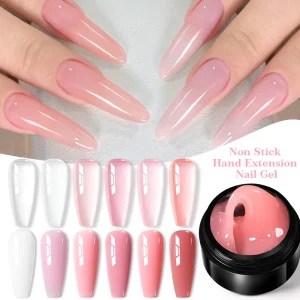 Easy Application 15ml Non Stick Hand Extension Nail Gel Transparent Jelly Gel Polish