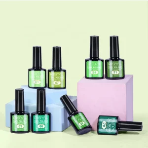 Eco Friendly Fast Drying Nail Gel Non Toxic Formula Long Lasting for Salon DIY Nail Art Enthusiasts Green Color