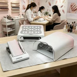 Electric Manicure Machine 60W Rechargeable 35000RPM Brushless Nail Sander E File Nail Drill Machine Set