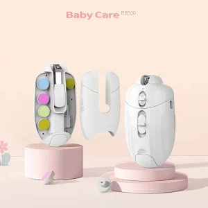 Electric Nail Clippers & Trimmer Kit Safe Automatic Baby Nail & Toes File Set Upgraded Fingernails Grinder Polisher
