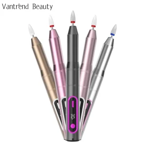 Electric Nail Drill Machine Nail File Kit 30000RPM Nail Polisher for Acrylic Gel Nails Cuticle Dead Skin Removal Manicure Tool
