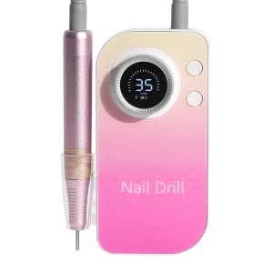 Electric Nail Drill Machine Professional 35000rpm Portable Wireless Nail Drill