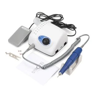 Electric Nail Drill Polishing Machine High Power Blue Light Long Battery Manicure Nail Drill