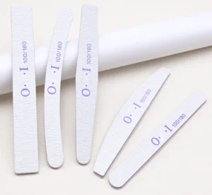 Emery Nail Files 180 Grit Double Sided Professional Nail Buffer Files Acrylic Nails Manicure Pedicure Tools Bulk