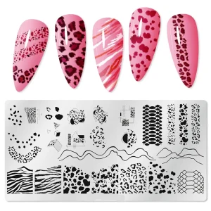 European Stainless Steel Nail Stamping Plate Tool Kits Essential Nail Accessories