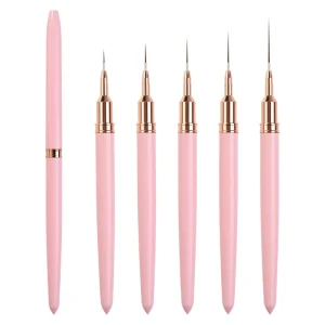 Extremely Fine Nail Drawing Pull Line Pen for Carving and Color Painting Nail Brush Tool