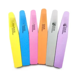 Factory 100/180 Double Sided Long Sponge Nail Buffer Sanding Polish Professional Nail File for Nail Tools