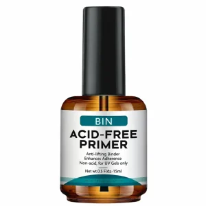 Factory 15ml Acid Free Nail Primer Private Label Custom Logo Gel Polish Glue Primer Customized Logo Label