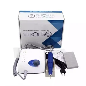 Factory 65W Strong 210 Korea Micro Motor Dental 105L Nail Drill 40000rpm Nail E File Drilling Dental Polisher Machine