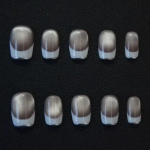 Factory Almond Design Full Cover Acrylic Nail Tips Salon Nail Art Application for Fingers Direct Supplier