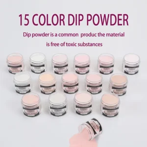 Factory CE Certified Acrylic Nail Powder Customized Private Label Colors System with Free Sample and Shining Nail Art