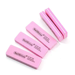 Factory Cuboid Sponge Sanding Nail File and Sanding Blocks and Buffers for Nail Art Care Double Sides 100 180