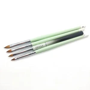 Factory Custom Kolinsky Hair Size #2 #4 #6 #8 3D Nail Brush