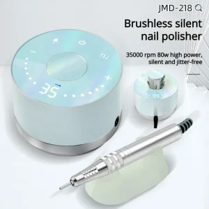 Factory Customized Brushless Nail Drill Machine Professional 35000rpm Nail Grinder High Power 80w Silent and Vibration free