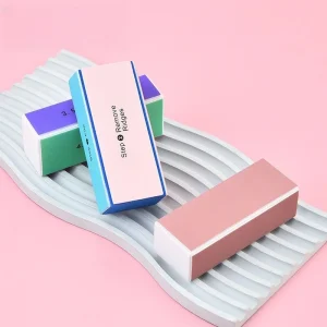 Factory Direct 4 Side Nail File Buffering Sandpaper Strip Soft Square Manicure Bub Finger Salon Polish Sponge File Buffer