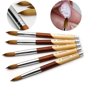 Factory Direct Gel Nails Brush Acrylic Kolinsky with Different Size KOLINSKY BRUSH