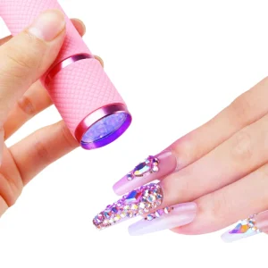 Factory Direct High Quality Portable LED Mini Nail Art Nail Lamp 30s Fast Drying UV Flashlight