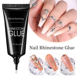 Factory Direct Nail Rhinestone Glue Gel 15g 30g Curing Needed UV Lamp Nail Gem Glue Strong Adhesive for Nail Art