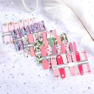 Factory Direct New Design Nail Polish Stickers New Entries Cartoon Animal Letter Angle Patterns 2d Nail Art Decoration