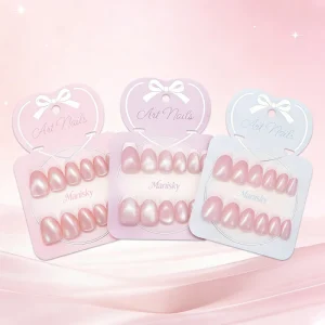 Factory Direct OEM ODM ABS Square French Tip Handmade Press Nails Full Cover Finger No Damage Ready Wear Manisky 12pcs