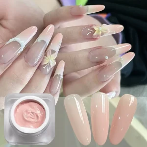 Factory Direct Sale Brand New pink Peach Nail Polish Gel Long Lasting Suitable for Nail Salon and DIY