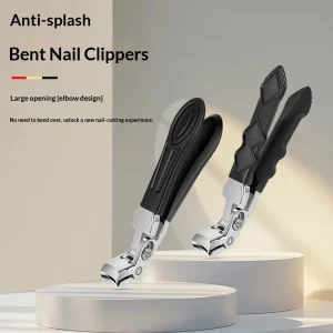 Factory Direct Sale Stainless Steel Portable Nail Clippers With Large Opening Flat Blade Tip