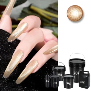 Factory Direct Sales 10ml Gold Long Lasting Non Toxic Nail Polish Gel Large Capacity for Home Nail Salon