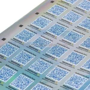 Factory Direct Sales Anti-Tamper Holographic Security Sticker Personalized Eagle Design with Glossy Finish