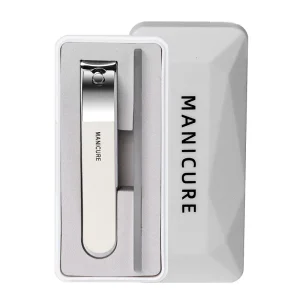 Factory Direct Sales Portable Large Nail Clippers Ground Glass File Set Personal Nail Care Cutting Tool Made Plastic Fingers