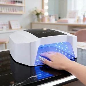 Factory Direct Supply 72W Professional Cordless UV LED Nail Tech Table Lamp Rechargeable