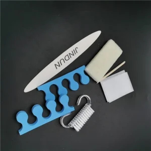 Factory Disposable Nail Kit Custom Logo Manicure Nail Care Set with EVA & Sandpaper Files and Buffers for Polishing
