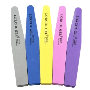 Factory High Quality Colorful Multi shape Nail Buffer Emery Board Nail File Custom Logo Nail Files