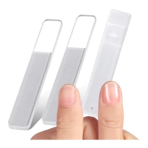 Factory Made Front Nail File and Back Buffer White Nail Tool Nail File High Quality